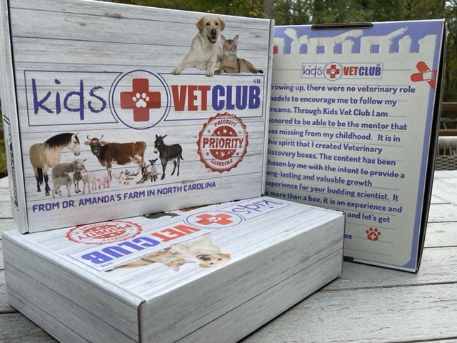 Kids Vet Club ages 5-7 (Discovery box) Includes recorded workshop with Dr. Amanda